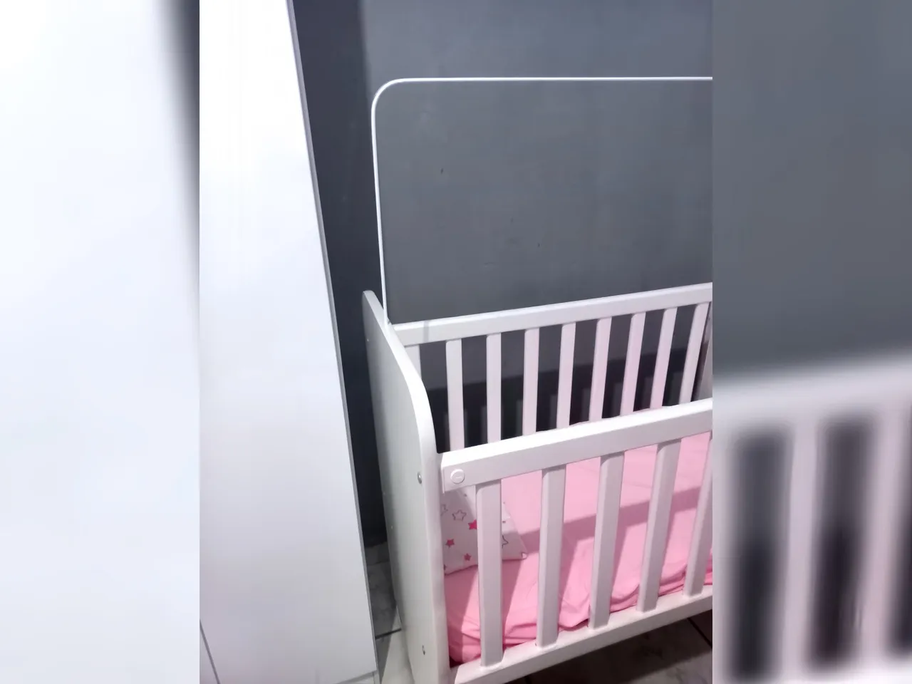Berço Branco para Bebê - Novo