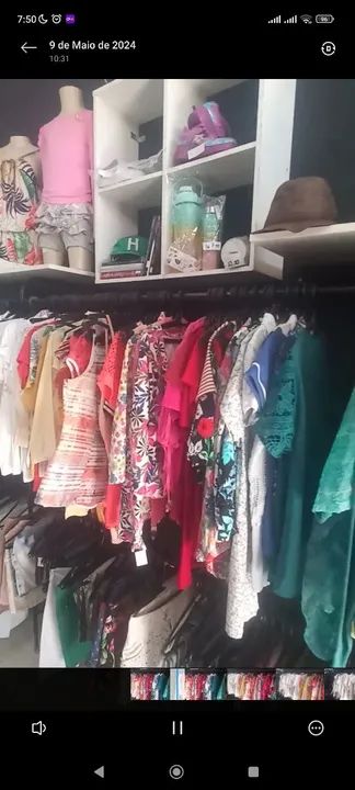 Vendo lotes de roupas (saindo a R$ 8,00 cada peça), 25pç conservadas