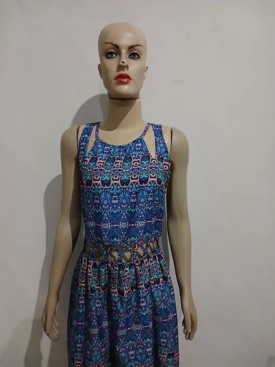 Vestido roxo azul mandala  - Foto 4