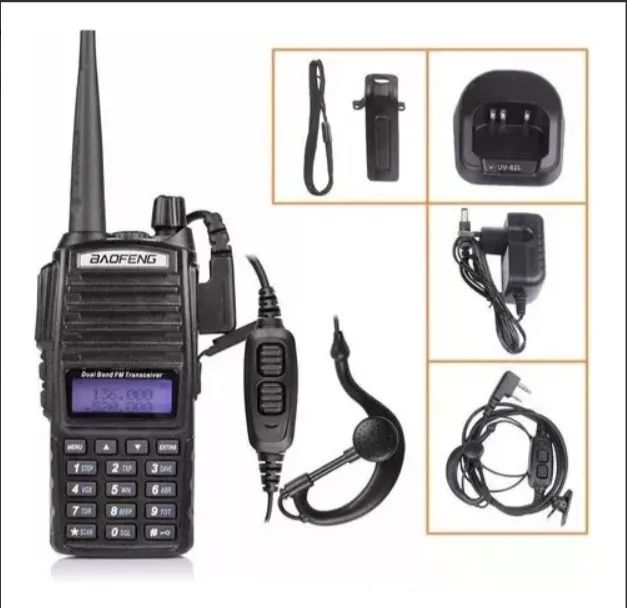 Baofeng Uv82 VHF UHF 10 Watts 128ch Handie Radio Fm Walkie Talkie - Foto 2