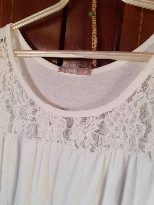 Blusas femininas com renda - Foto 2