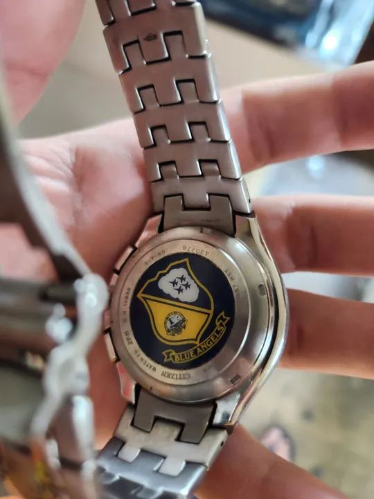 Citzen Eco Drive C650 Edição Blue Angels Skyhawk JR3090-58L - Foto 2