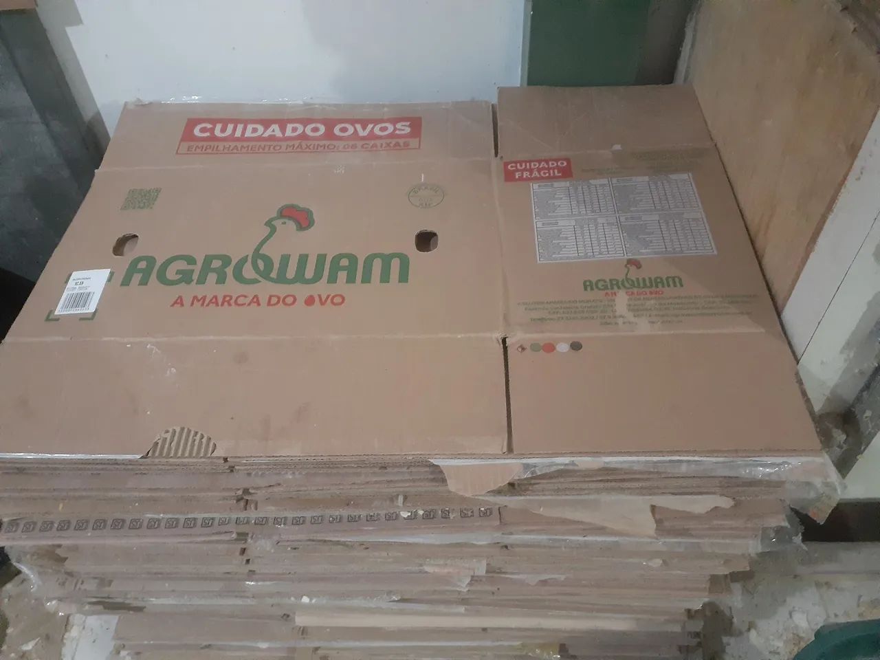 Vendo caixas de ovos papelão 