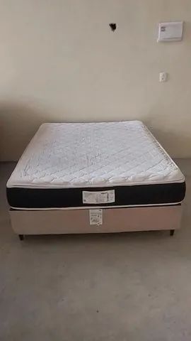 Vendo cama box de casal colchão de molas ensacadas ENTREGO DEPENDENDO LOCAL  - Foto 4