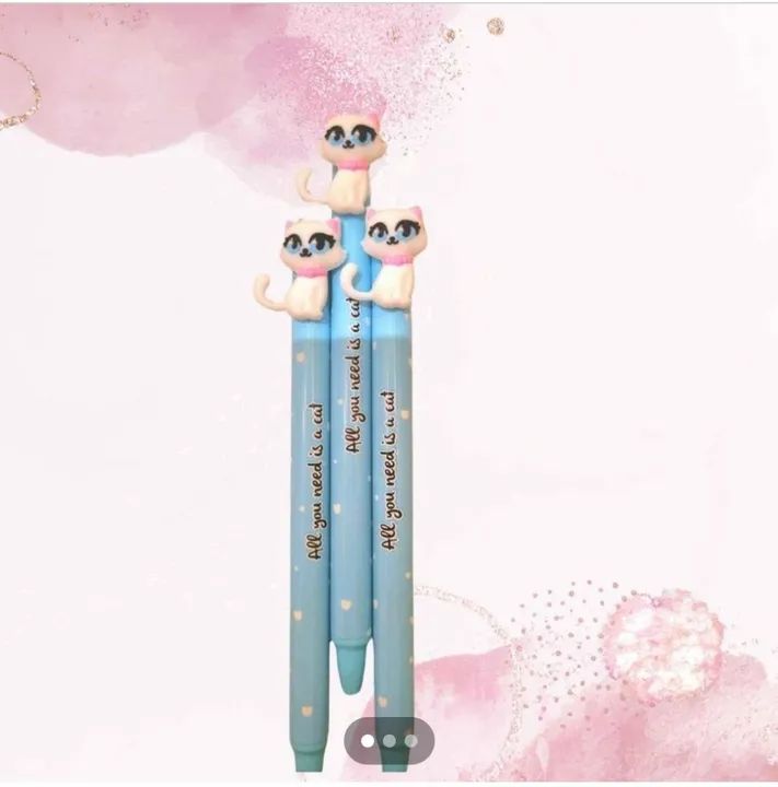 Caneta em gel Love Cats Azul