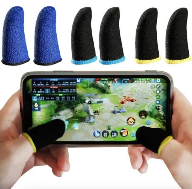 Kit celular com gatilho duas direções e luva de dedo - Foto 2