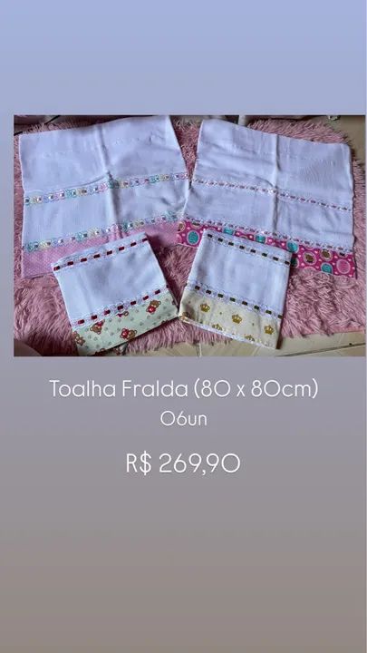 Toalhas e fraldas - Foto 4