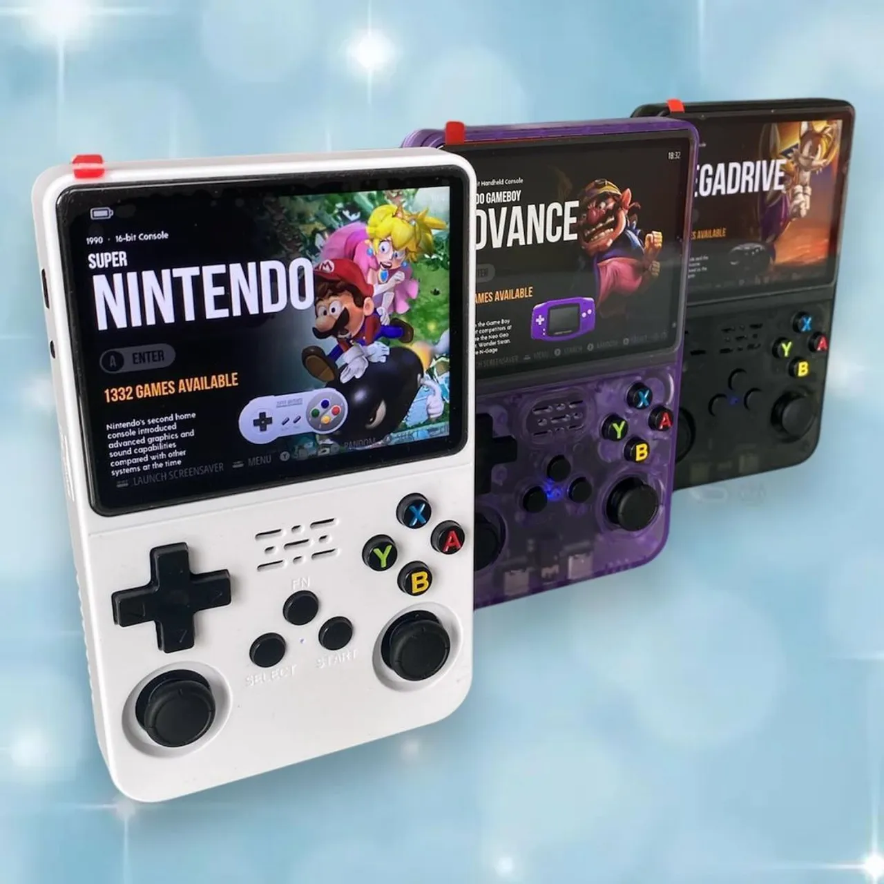 R36S game retro console versão 64gb 15.000 jogos novos