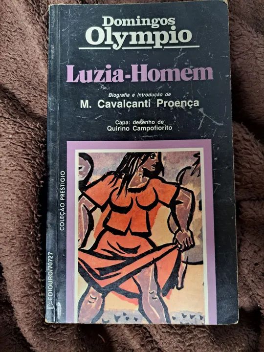 Livro de 1998 capa arranhanda Luzia-Homem e miolo intacto