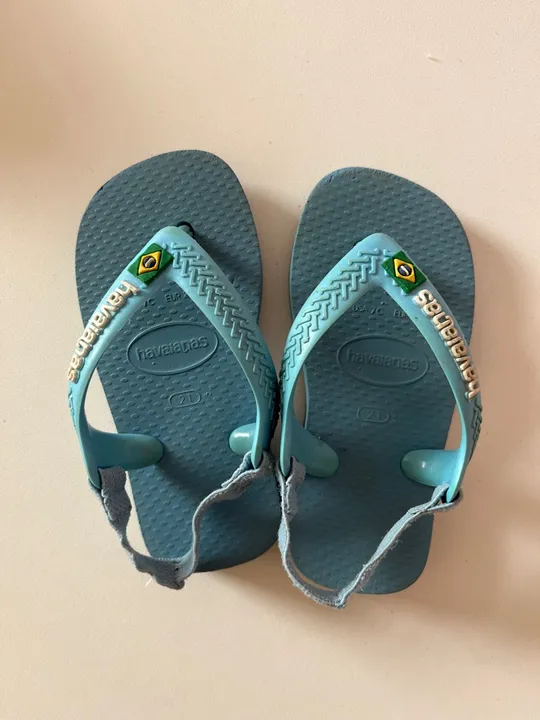 Chinelos Havaianas Infantil Azul