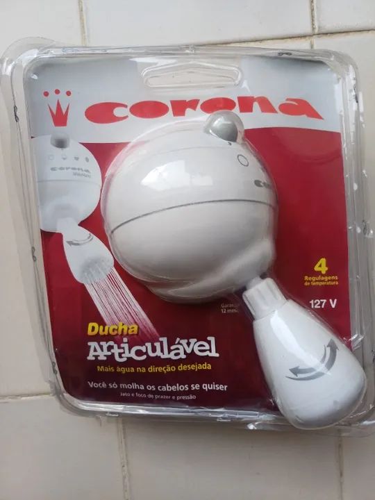 Ducha Corona Articulável 4 Temperaturas
