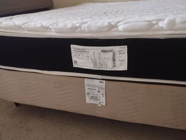 Vendo cama box de casal colchão de molas ensacadas ENTREGO DEPENDENDO LOCAL  - Foto 3