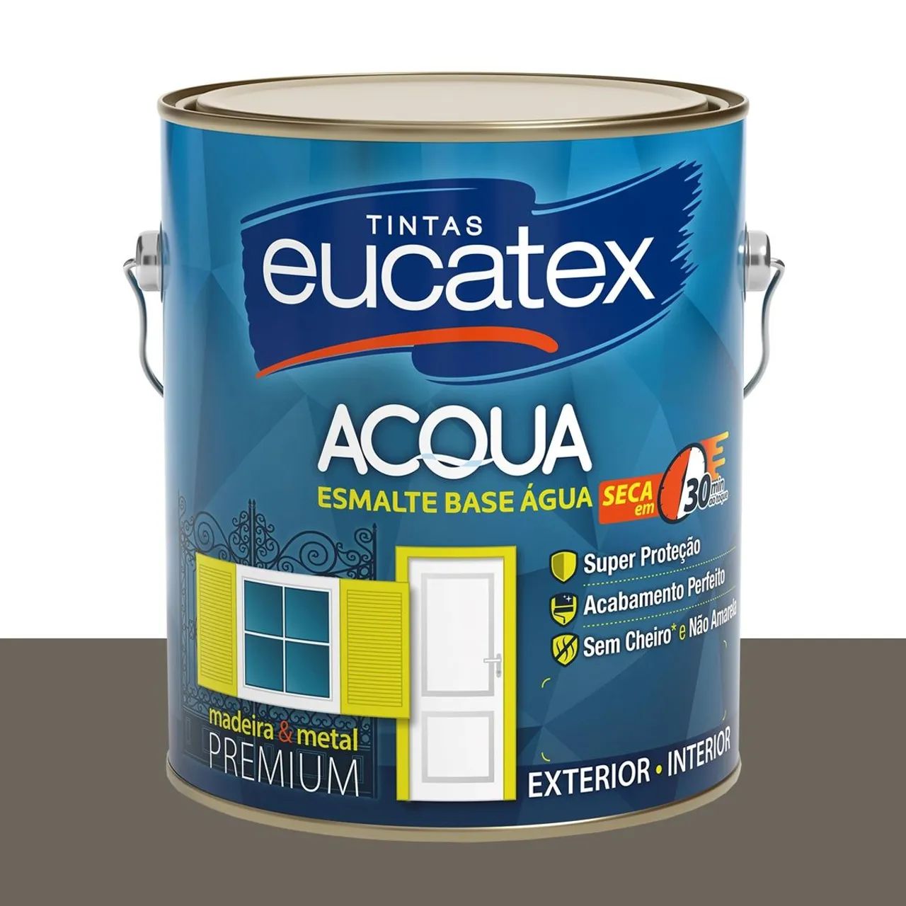 Tinta Esmalte Bril. Base Água Eucatex Cocar 3,2 L