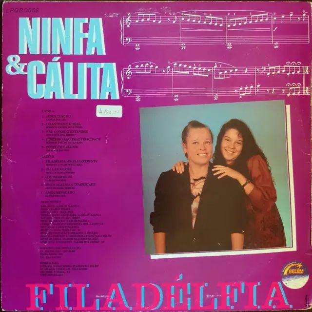 Lp Disco de Vinil Gospel Evangélico Ninfa E Cálita - Filadélfia - Foto 2