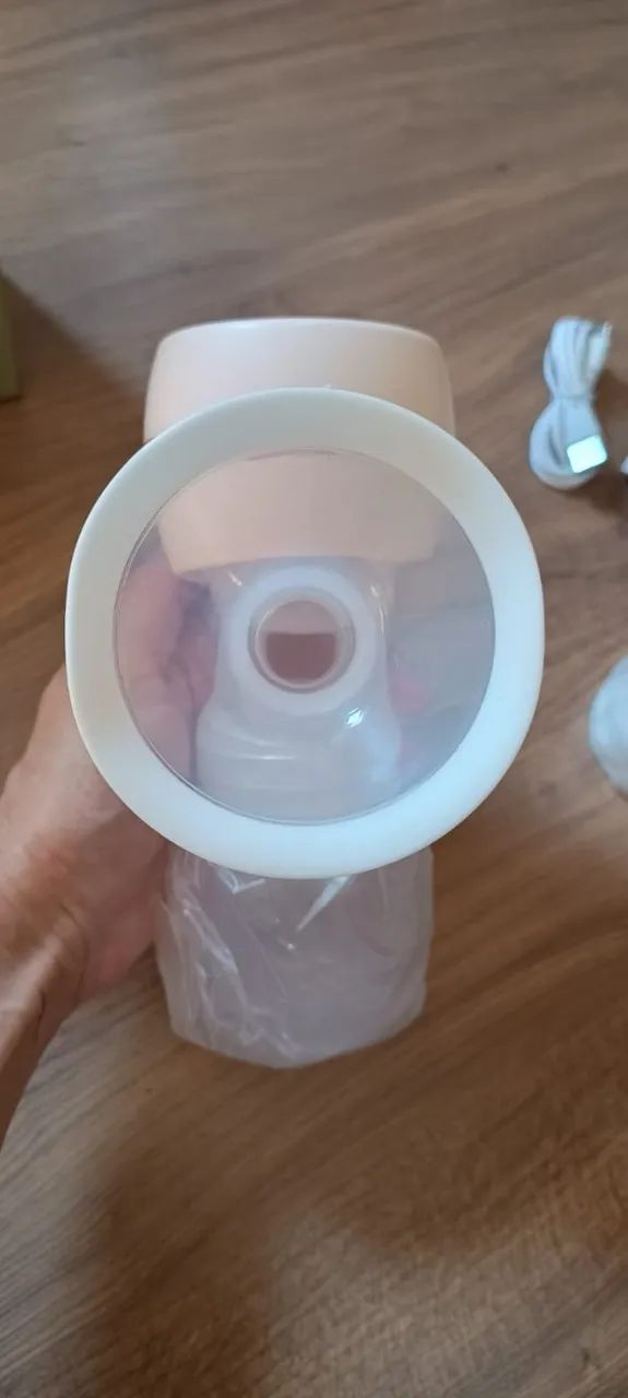 Bomba De Mama Tira Leite Elétrico Para Amamentação Tela De Led Extrator Com Garrafa 180m - Foto 3