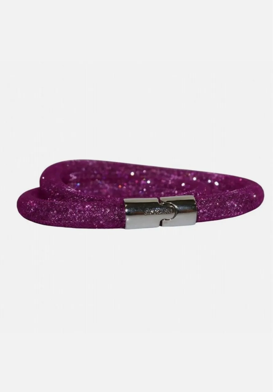 pulseira swarovski stardust fuch