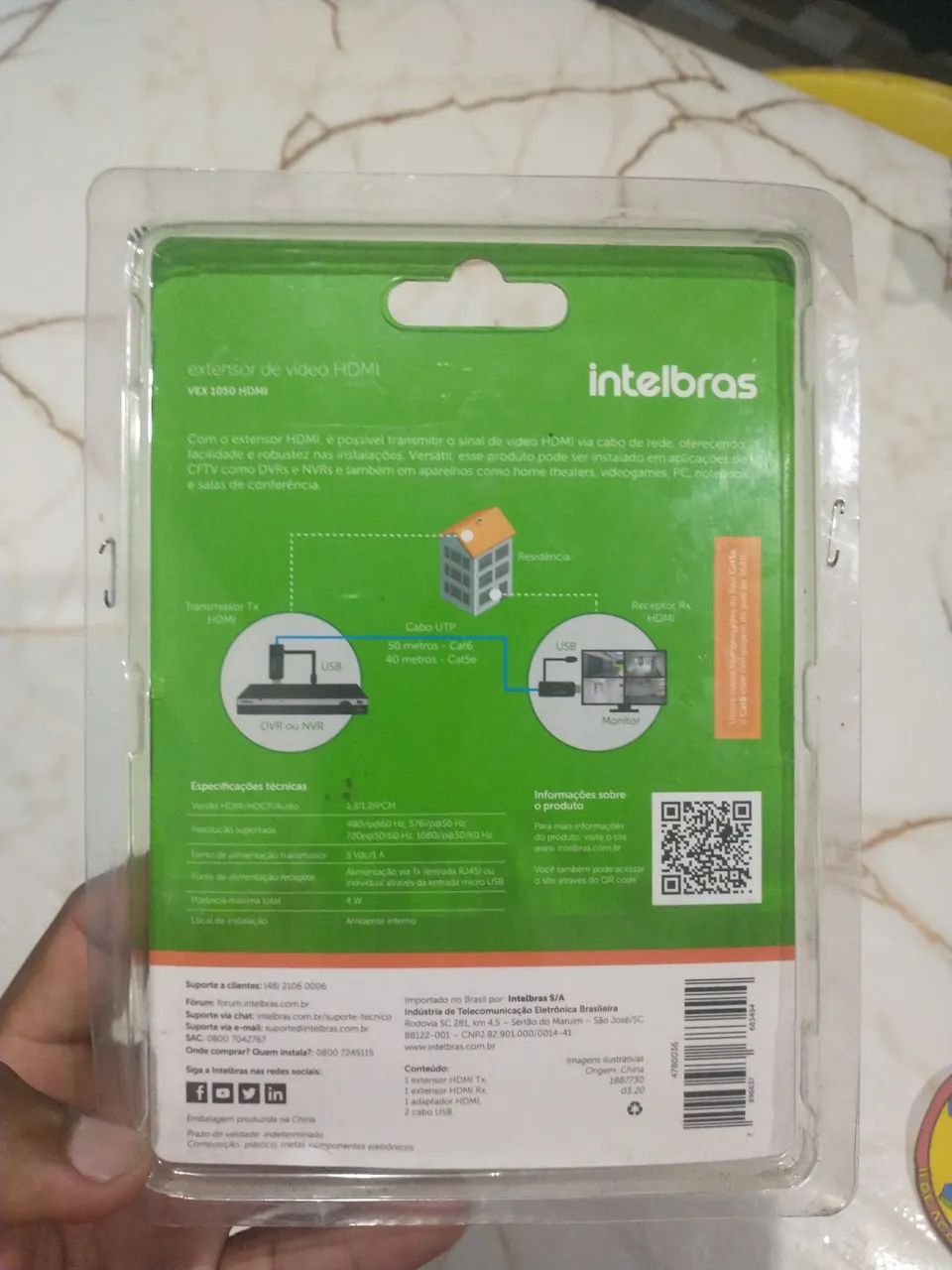 Extensor de sinal de vídeo HDMI Intelbras - Foto 2
