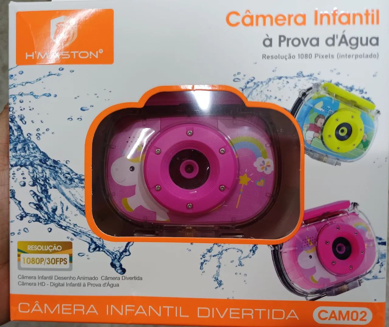 Câmera infantil a prova dágua 