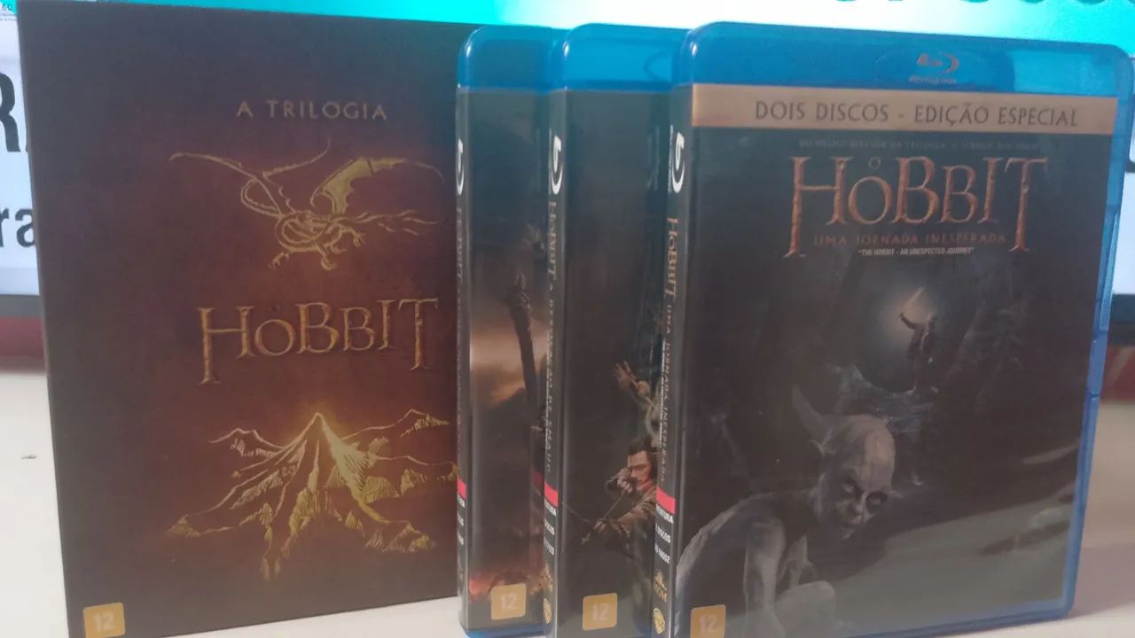 Coleção Blu-ray Trilogia O Hobbit com Luva. - Foto 5