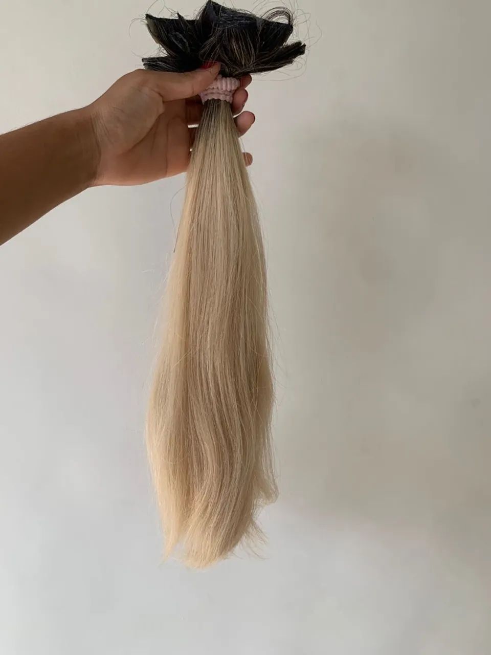 Mega Hair loiro claro brasileiro  - Foto 2
