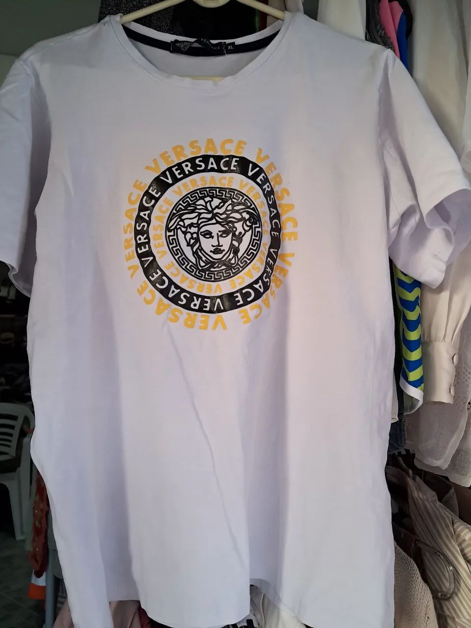Camiseta Versace - Branca - Tamanho XL