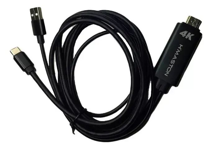 Cabo Adaptador Tipo C Para Hdmi Usb-c P/ Notebook Smartphone - Foto 2