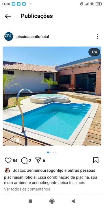 Ana: piscina de fibra media 4,78 x 2,65