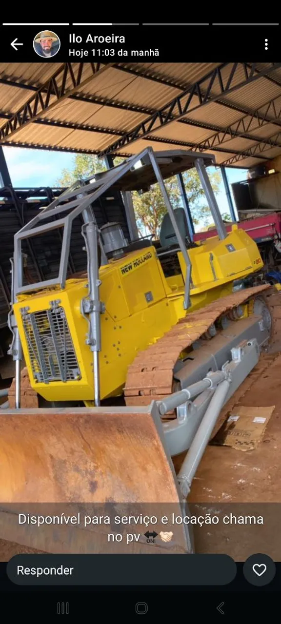 Vendo Trator de Esteira New Holland D130
