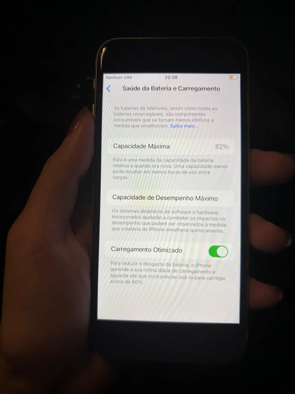iPhone SE 3ª geração -64GB - Estelar, ótimas condições