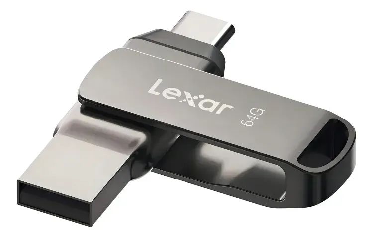 pendrive D400 lexar 128gb 2 cabeças