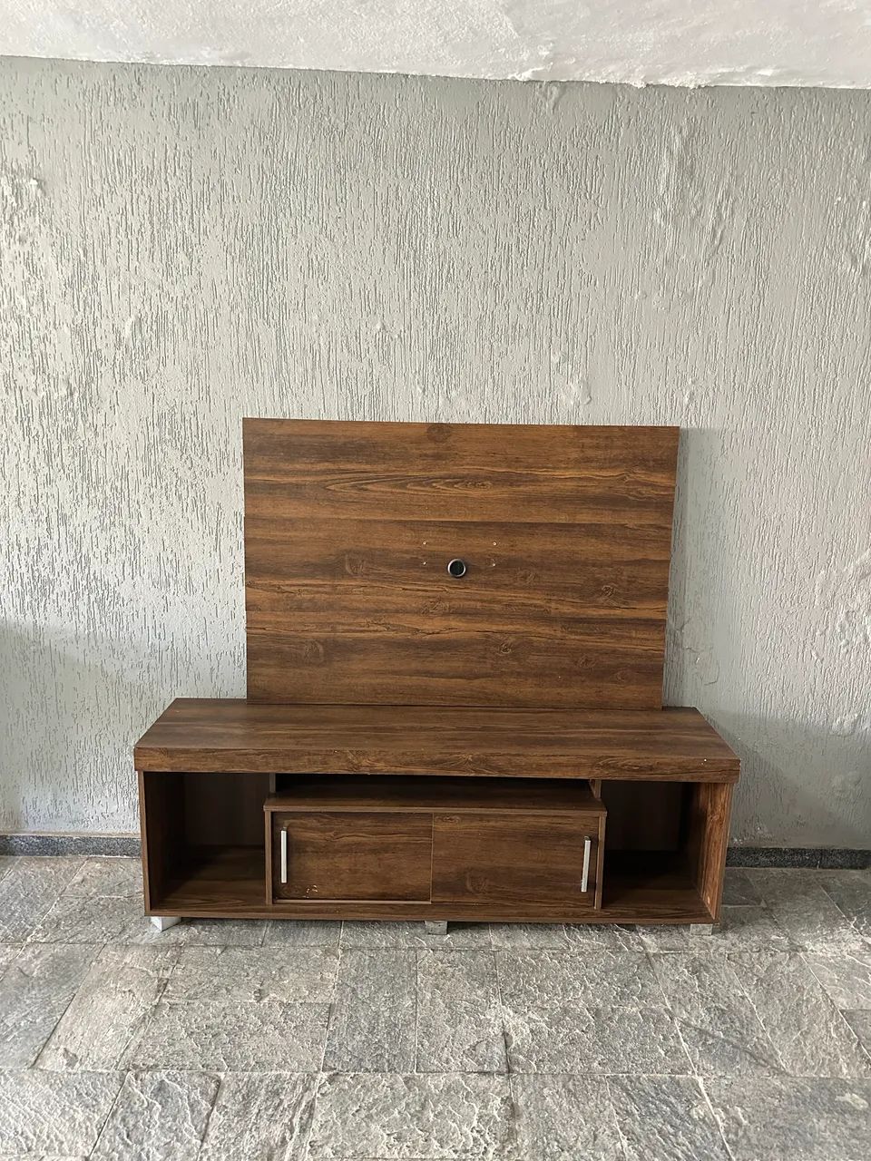 Painel e rack amadeirado  - Foto 3