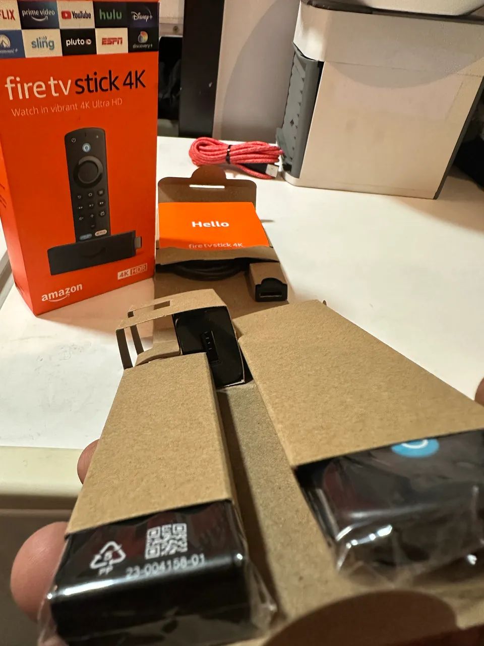 FIRE TV STICK 4K - HDR. com ALEXA! - SEMINOVO! - Foto 5