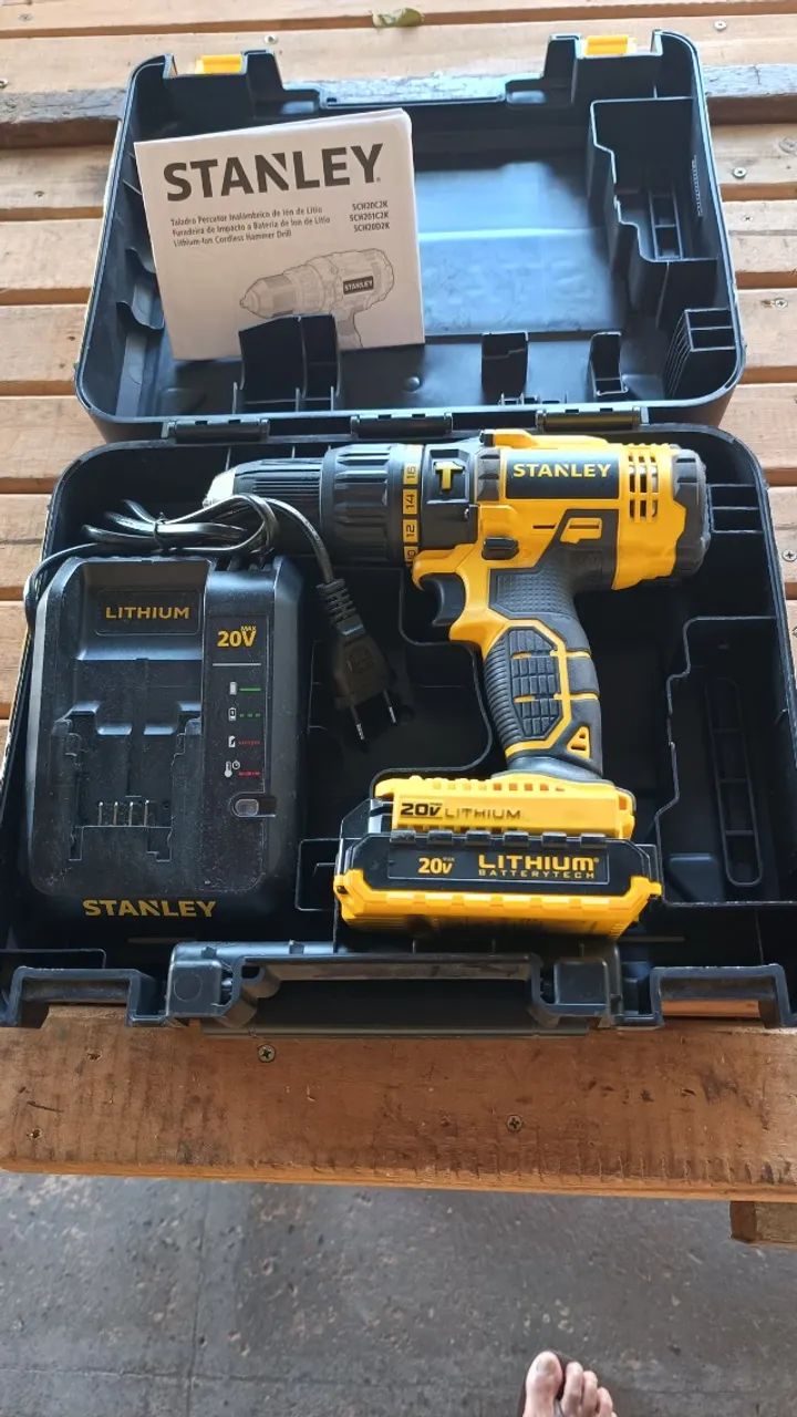 parafusadeira stanley 20v