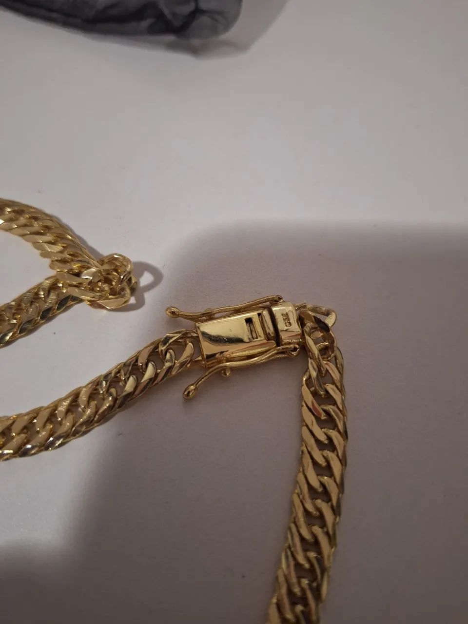 Cordão banhado de Ouro 18k com Pingente de Jesus - Foto 3