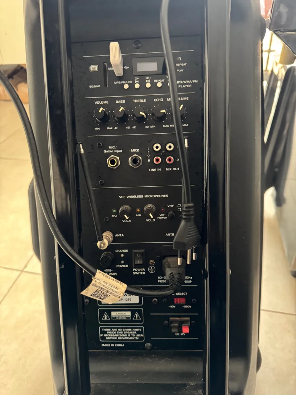 Caixa De Som Ecopower Ep-1292