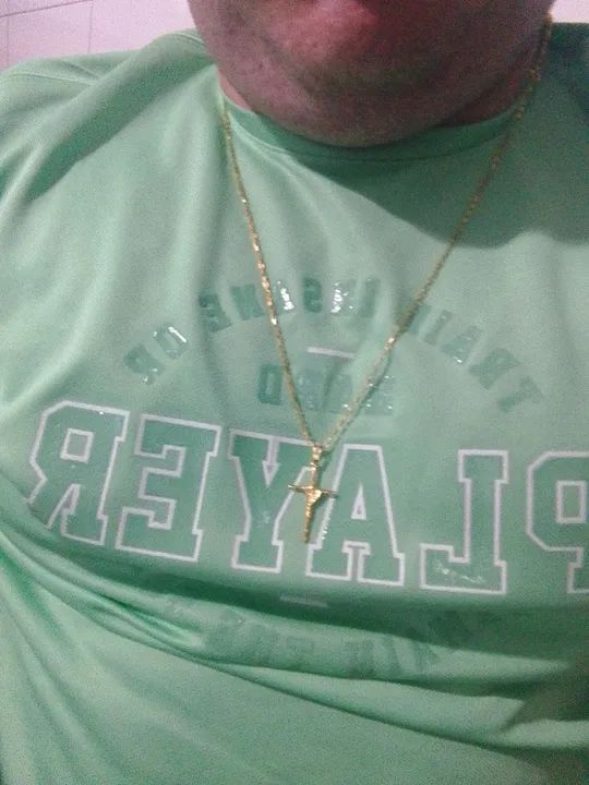 Cordão moeda antiga tijolinho  - Foto 4