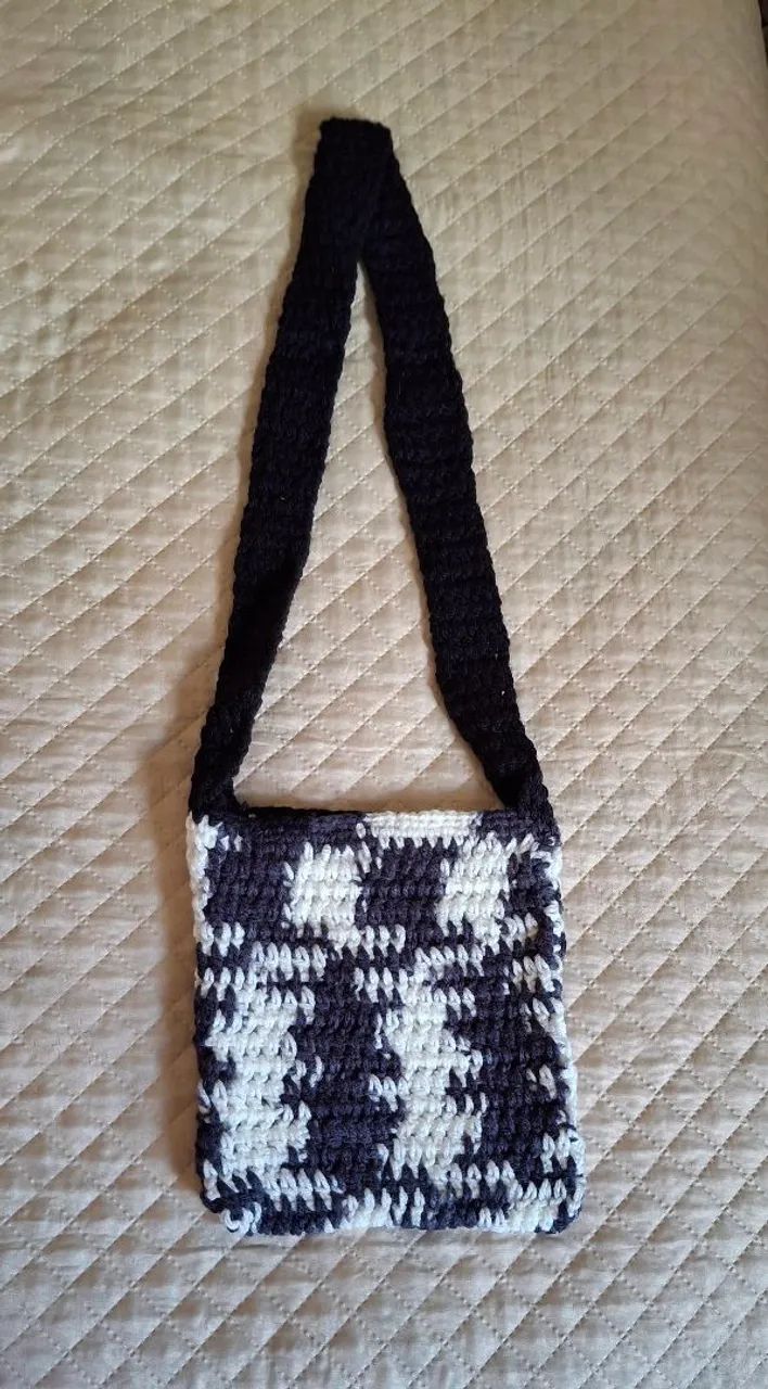 Bolsa De Crochê - Lã - Foto 3