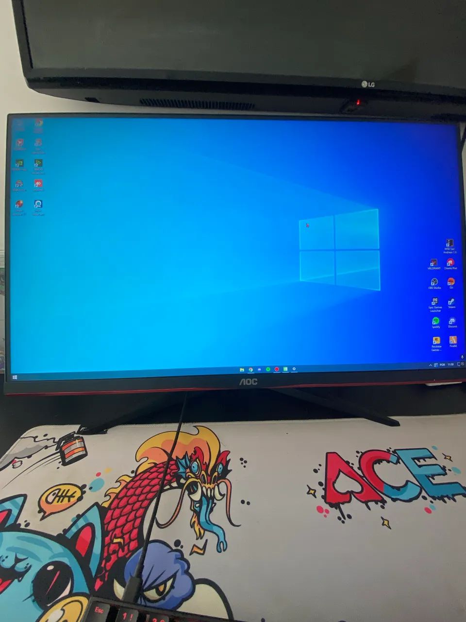 Monitor AOC 27 100hz excelente estado64312624298754120