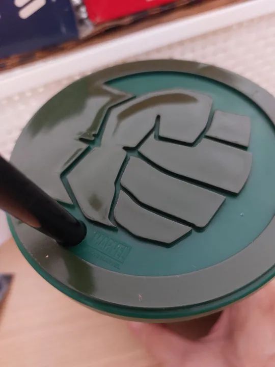 Copo Vingadores Oficial com Tampa PLASTICO - Foto 5