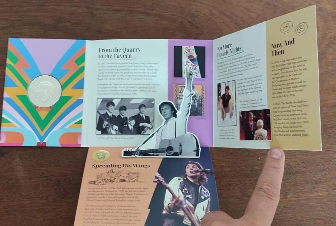 Moeda comemorativa Paul McCartney The Royal Mint - Foto 3