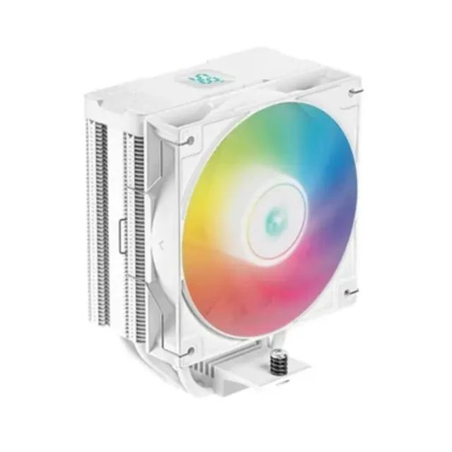 Cooler para Processador DeepCool AG400 Digital WH, ARGB, 120mm, Intel e AMD, Branco 