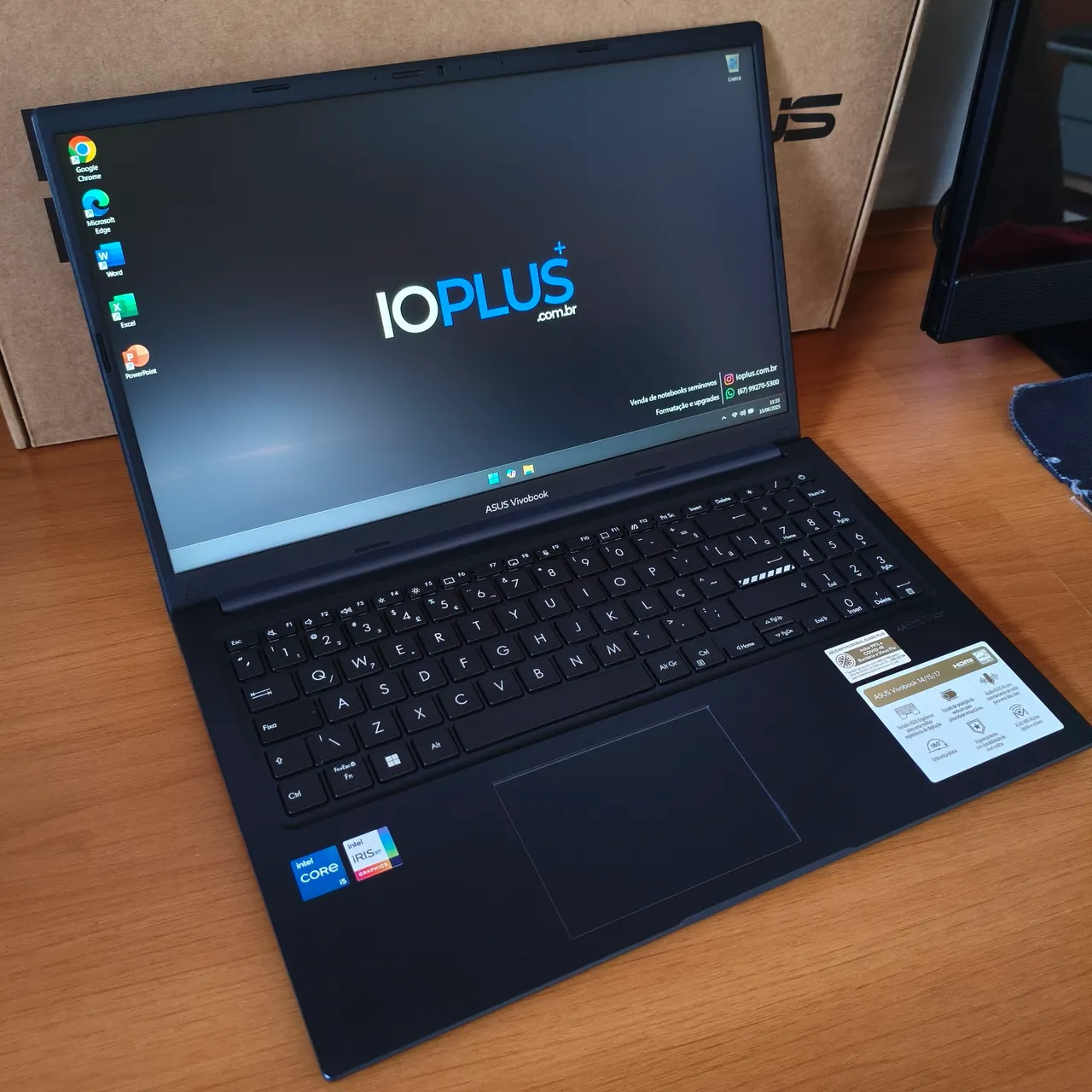 Notebook Asus i5 12°, 16gb ram, 512gb ssd, nota fiscal
