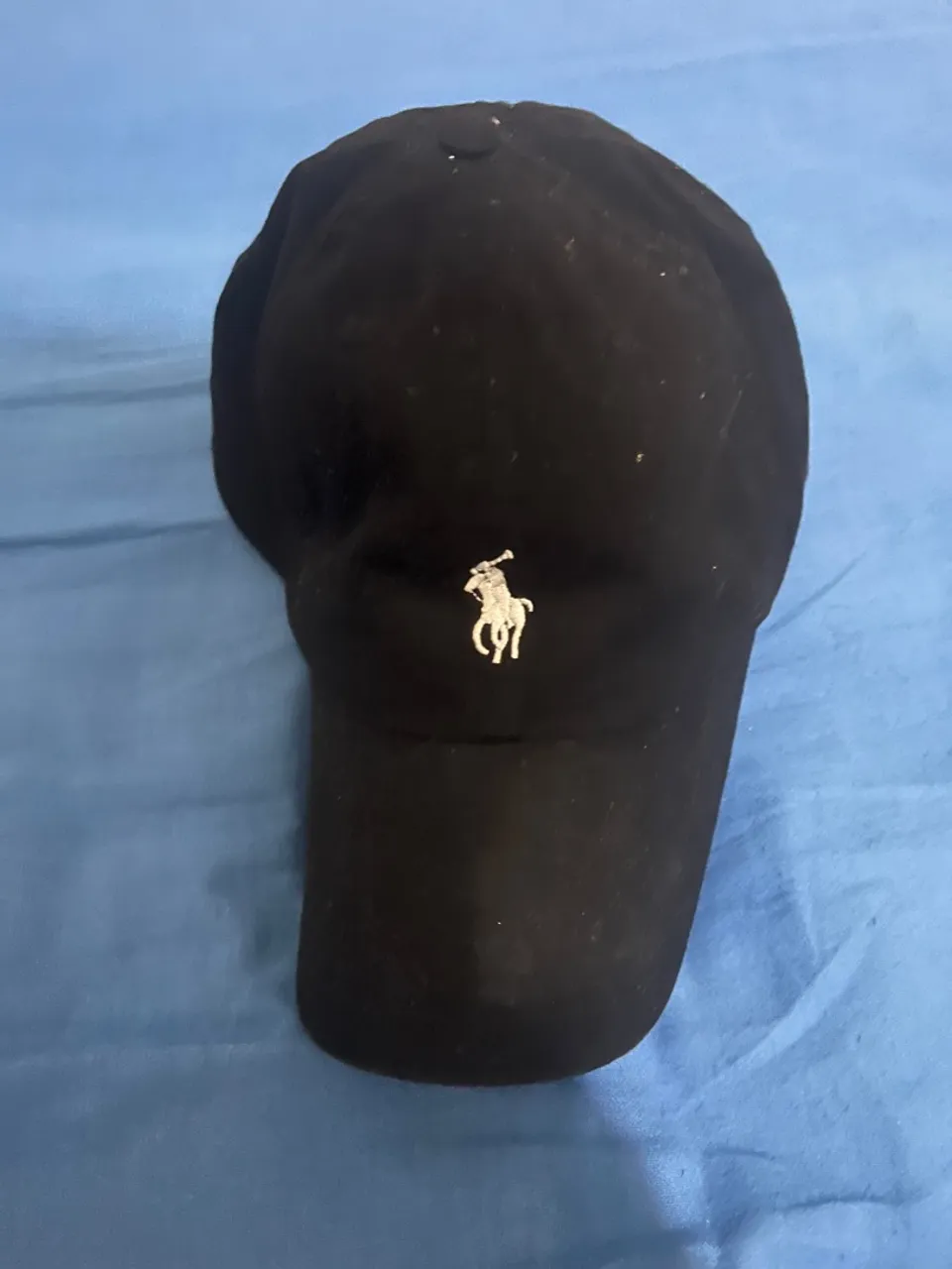 Boné Polo Ralph Lauren preto original (fivela em couro)
