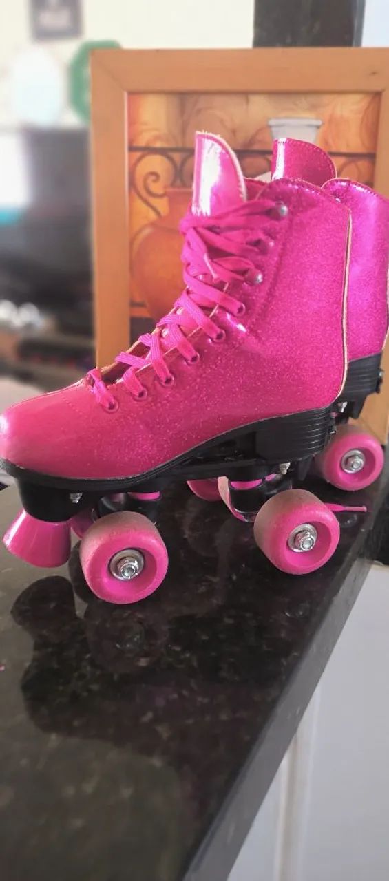 Patins Rosa Fenix Sports - Foto 5