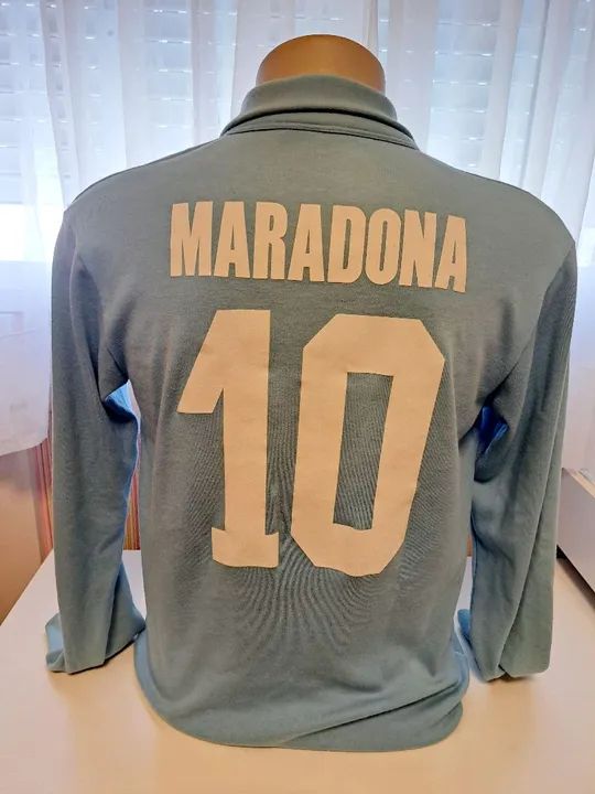 Camiseta Napoli 1989-1990 #10 MARADONA - Foto 2