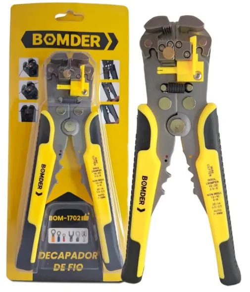 Alicate Decapador de Fio e Cabo Bomvink BOM-1702  - Foto 3