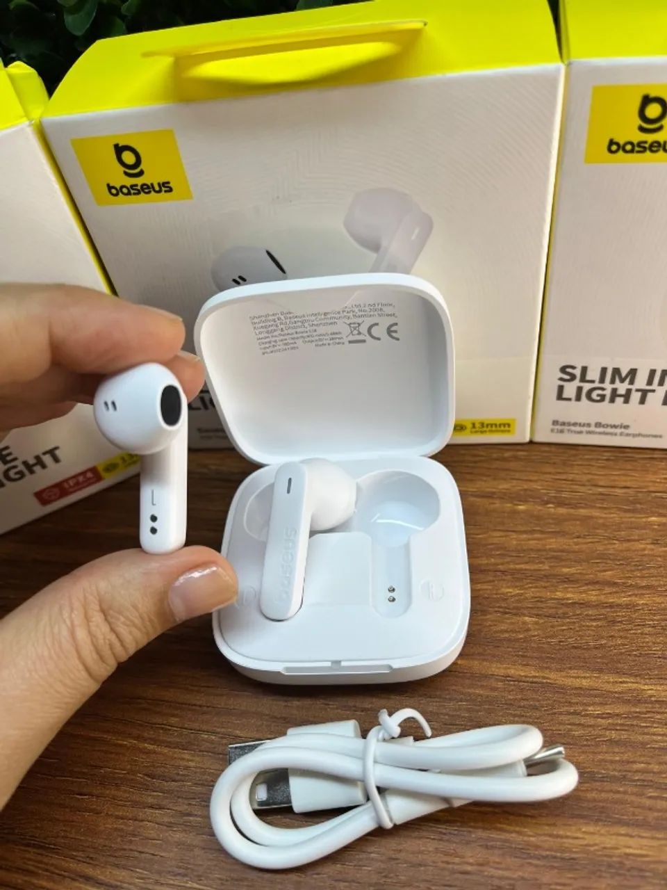 Fone Baseus Bowie E16 TWS - Driver de 13mm, Bateria de 6h ininterruptas e Entrega Grátis - Foto 5