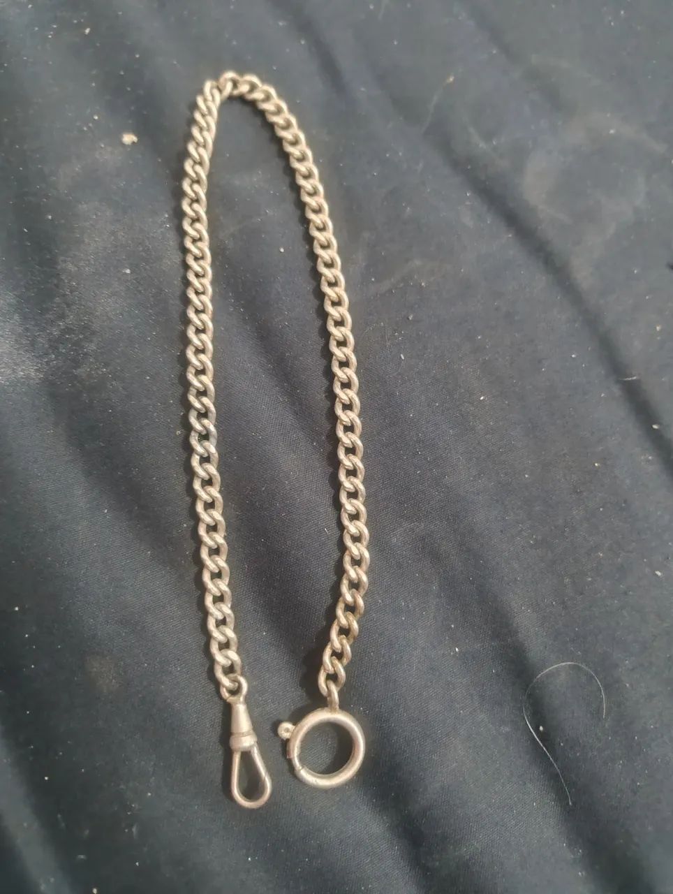 Corrente de Relógio de Bolso Antigo - Foto 3