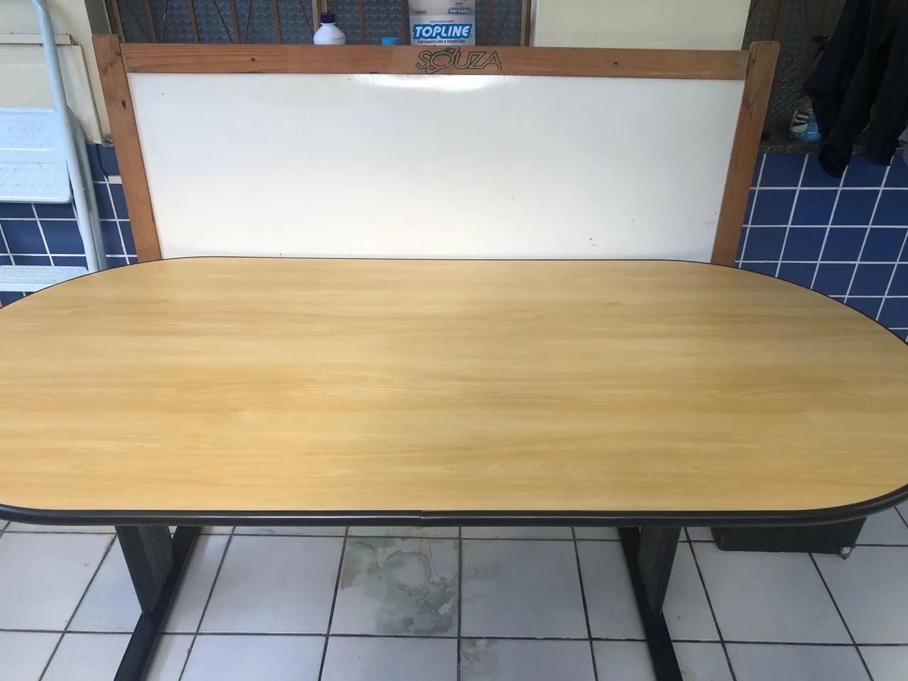 Mesa de Escritório Oval com Design Moderno - Foto 3