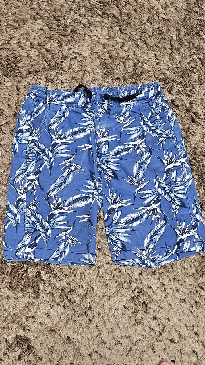 Shorts Estampados Azul Marinho